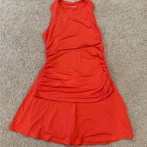 Lands' End Bright Orange Activewear Top and Skort